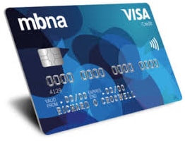 MBNA credit card log in