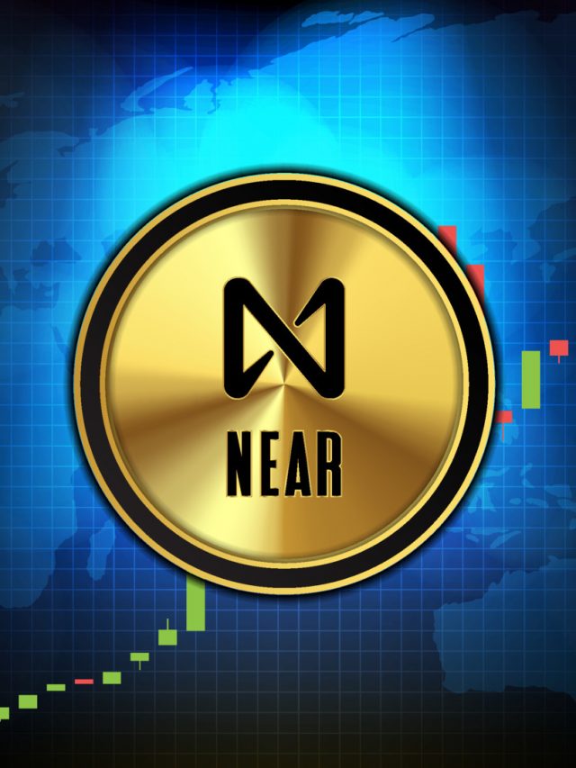 abstract-futuristic-technology-background-of-near-protocol-near-price-graph-chart-coin-digital-cryptocurrency-vector