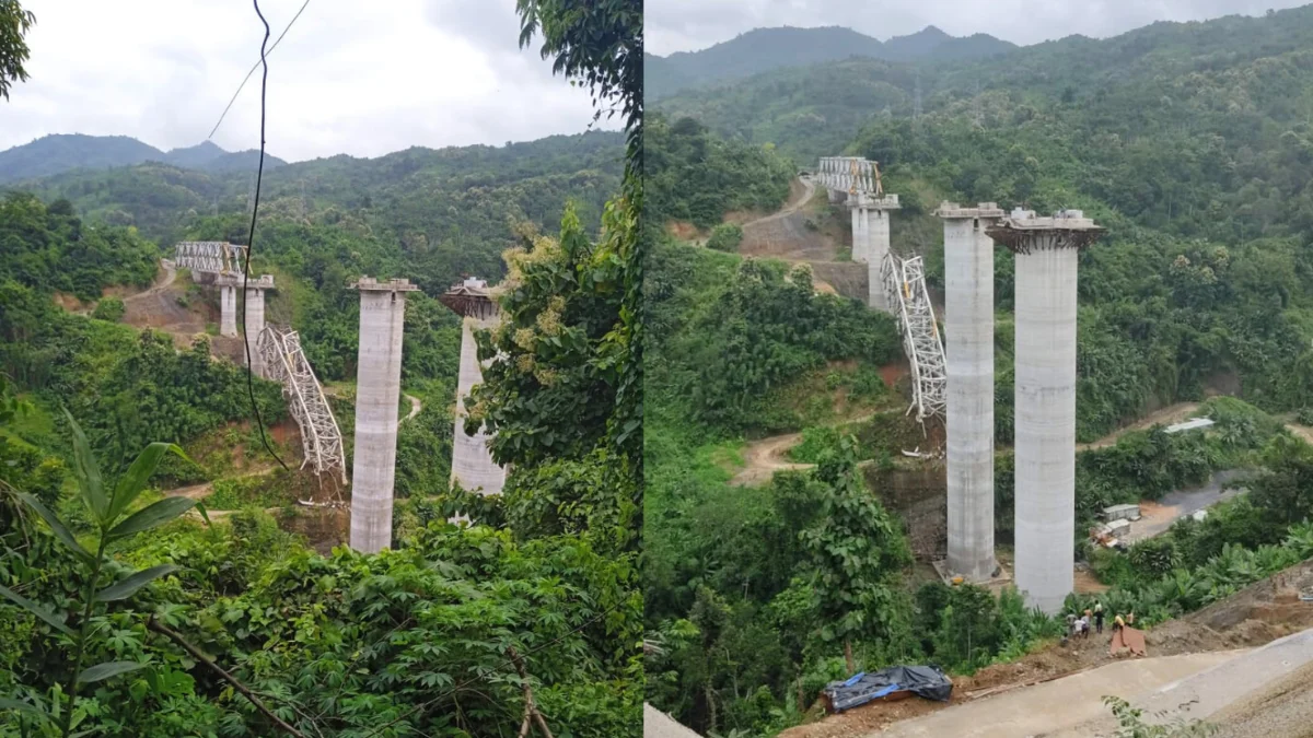 Mizoram Bridge Collaps
