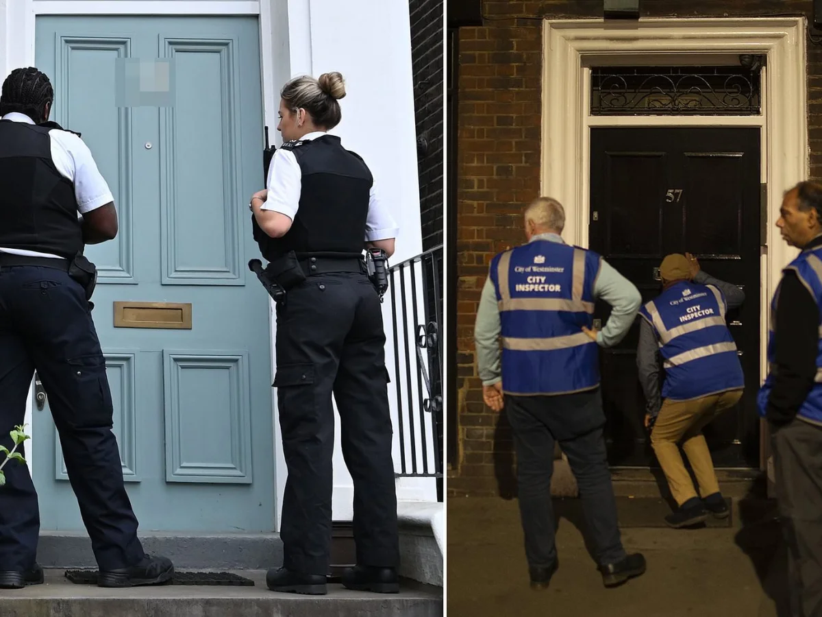 police knocking